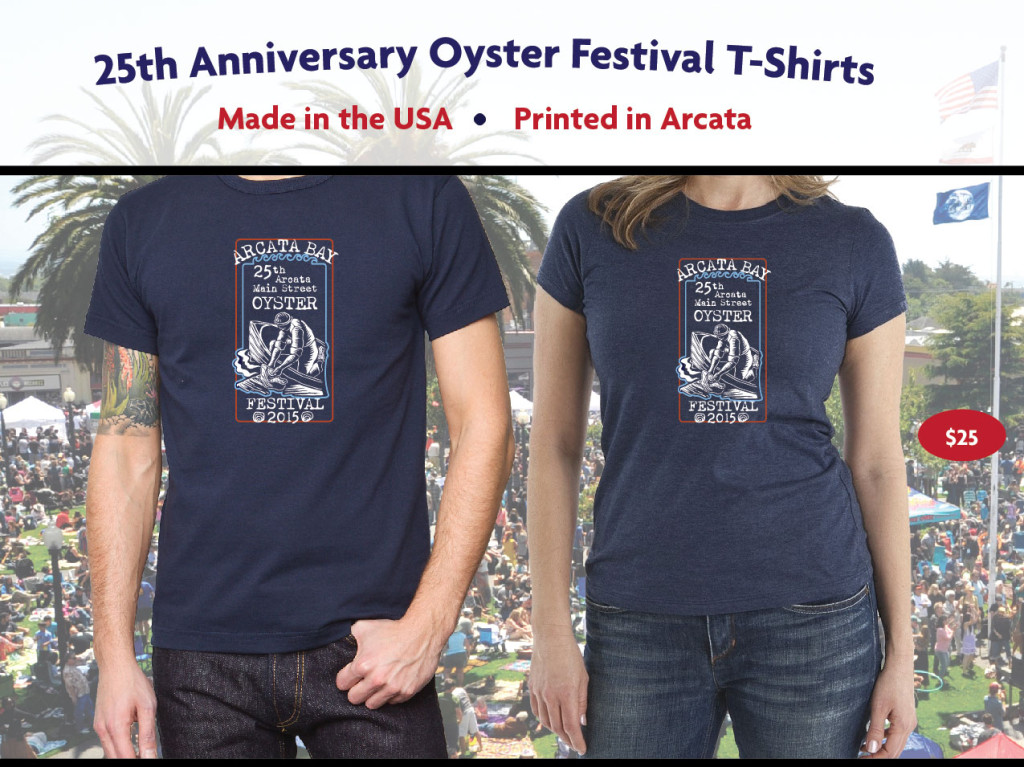 2015 Arcata Oyster Fest Shirts