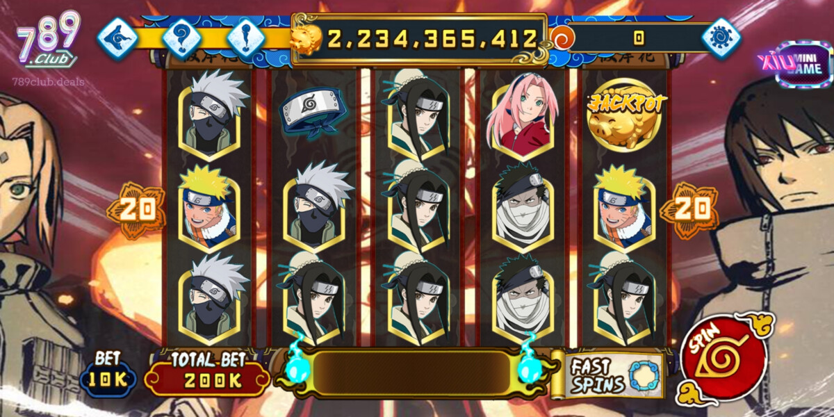 Game Naruto Slots Tại 789 Club